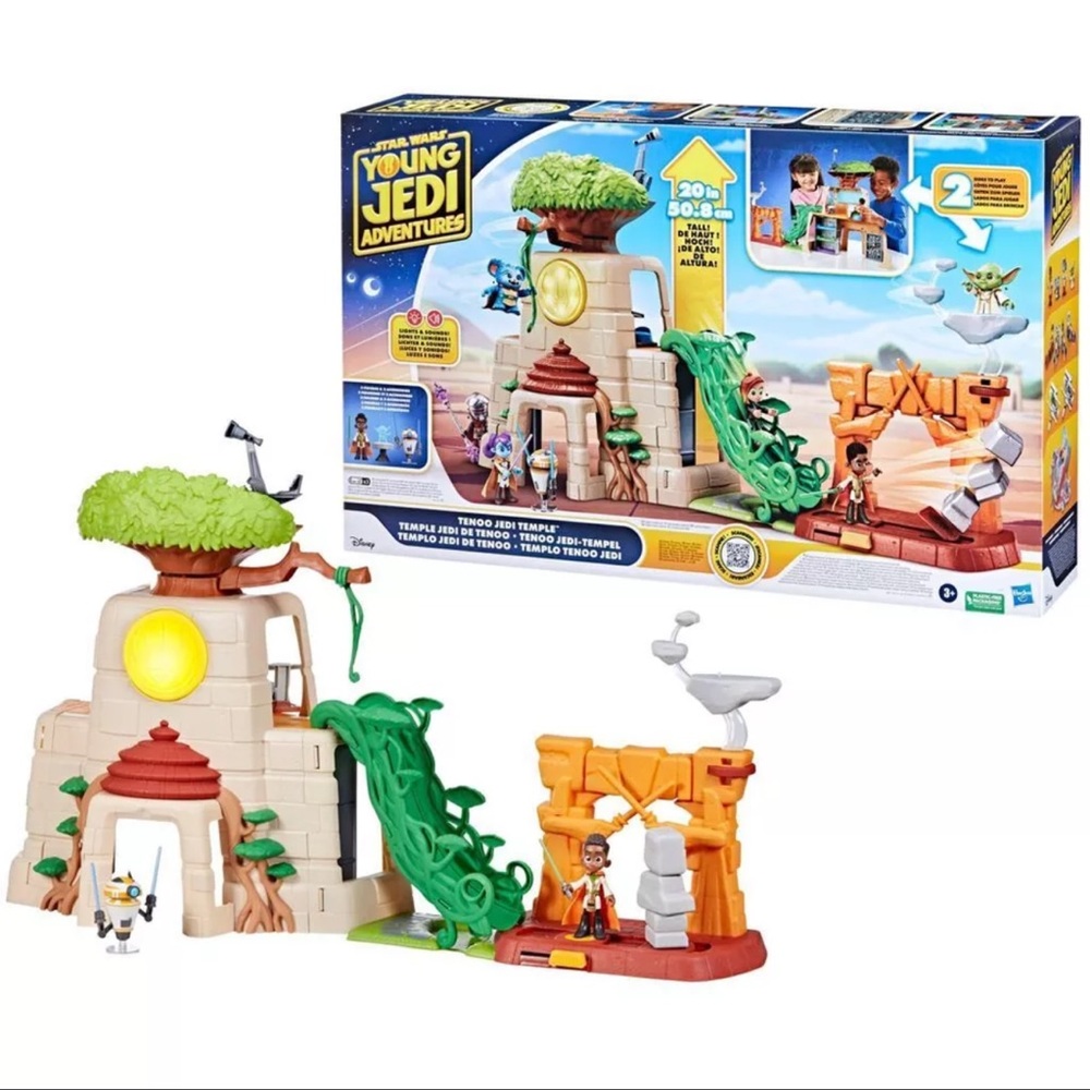NEW Star Wars Young Jedi Adventures Tenoo Jedi Temple
Playset Kids‎ boys toy - Picture 3 of 4